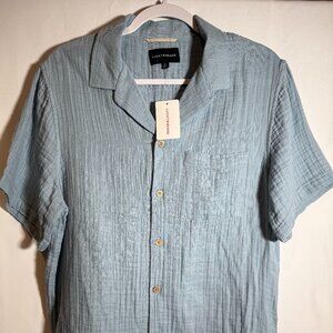 Lucky Brand Men's Short Sleeve Shirt | Lt. Blue | Size Med